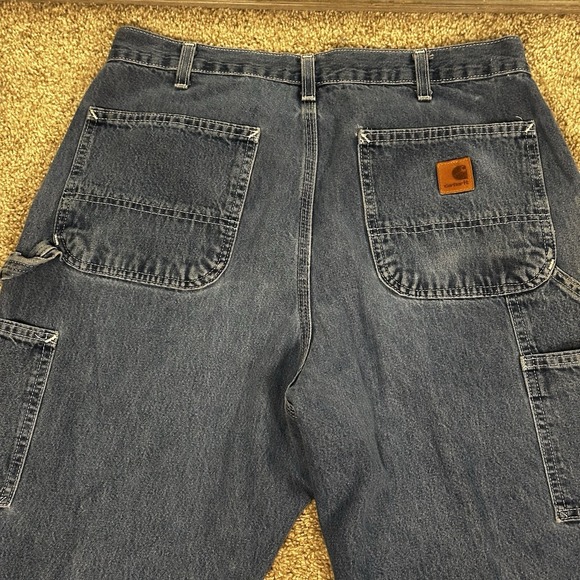Carhartt Carpenter Jeans Men's 34x30 Paint/Stains Workwear Skater Trendy - Picture 5 of 15